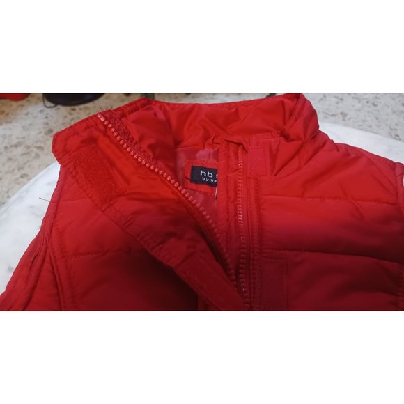 h b Sport by Harve Benard Women's Quilted Vest Small Red - Picture 3 of 4